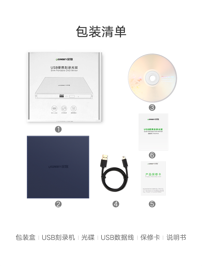 hth登录官网
-品质新体验,数码选绿联 绿联USB外置光驱,外置台式笔记本电脑CD光盘刻录机