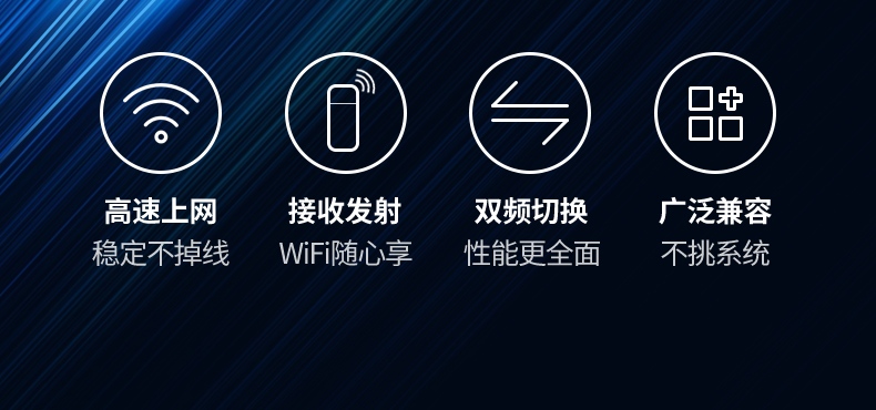 AC1300双频速率 2.4GHz穿墙 5GHz高速 多设备共享 AC1300双频速率 2.4GHz穿墙 5GHz高速 多设备共享