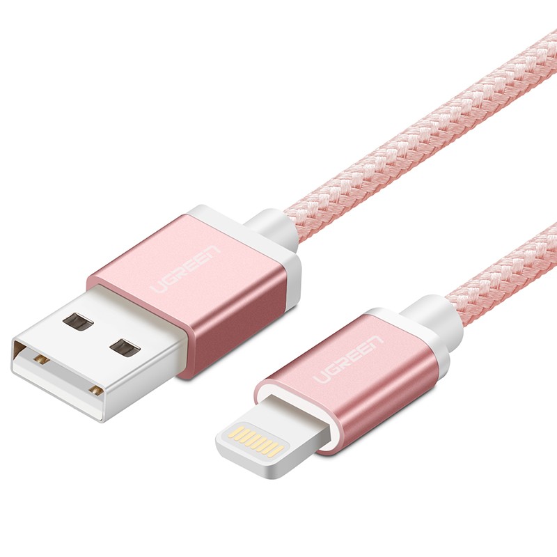 绿联苹果数据线，MFi认证，带尼龙编织网