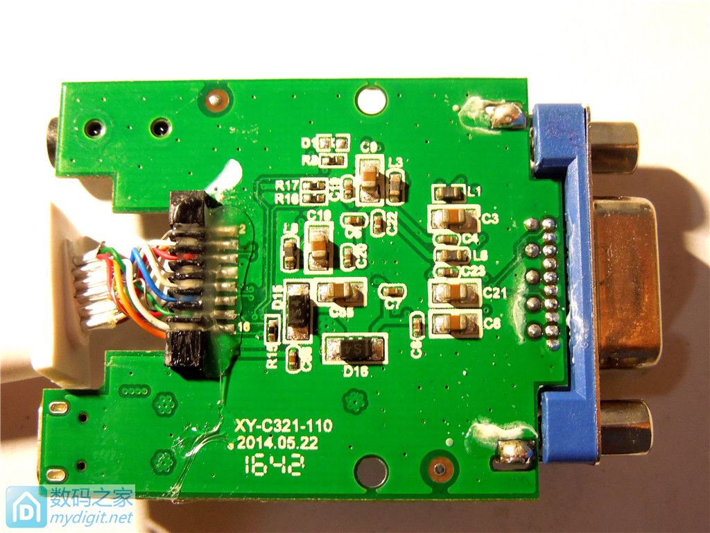 拆解 绿联（UGREEN）40247 HDMI转VGA线转换器，质量还不错！