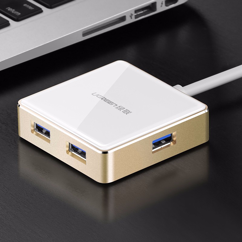 绿联usb3.0分线器,一拖四HUB集线器
