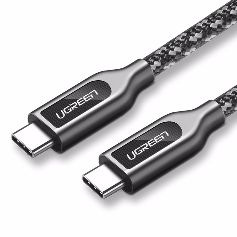 绿联Type-C数据线，双Type-C公对公3A电流快充线