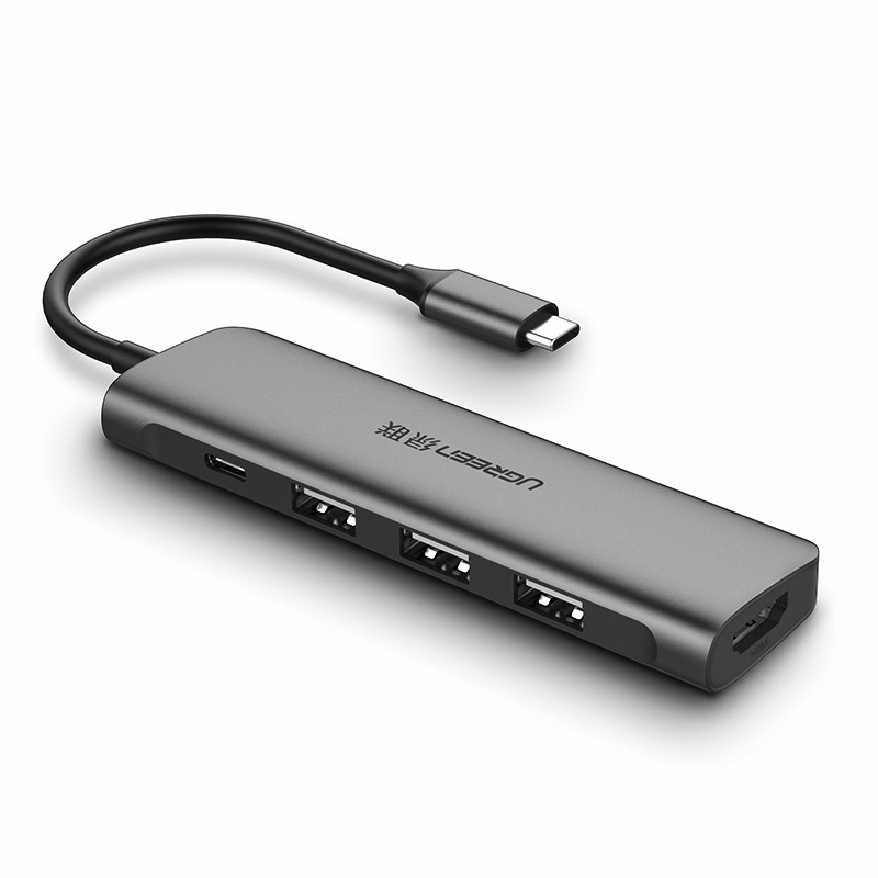 绿联Type-C扩展坞，苹果笔记本Type-C转hdmi/vga华为mate10投屏通用