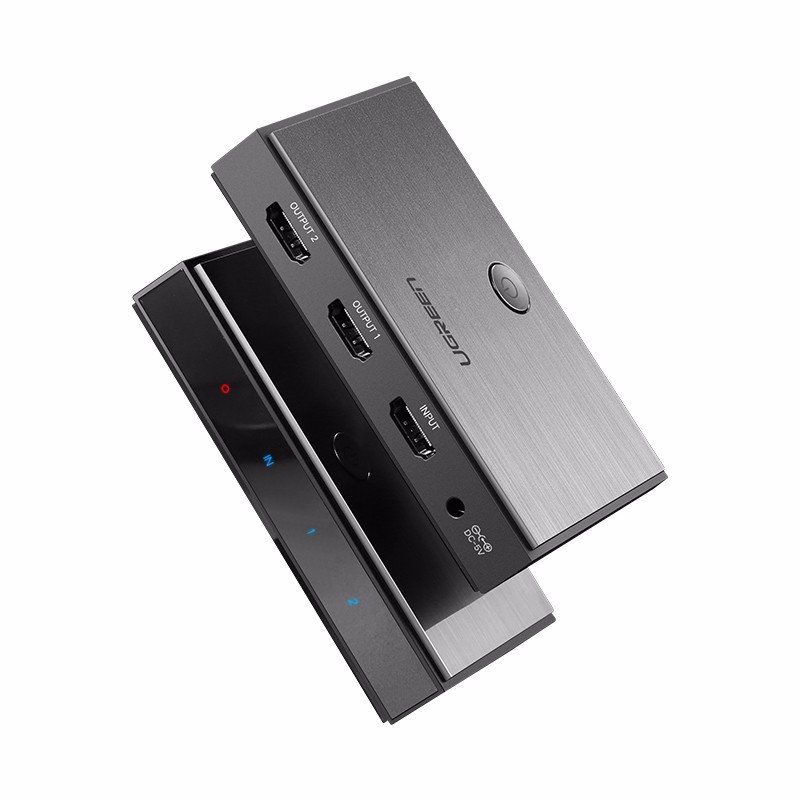 绿联HDMI一进二出分配器