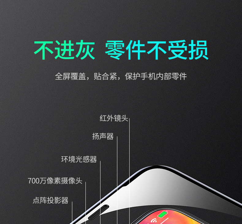 绿联iPhone11Pro系列钢化膜