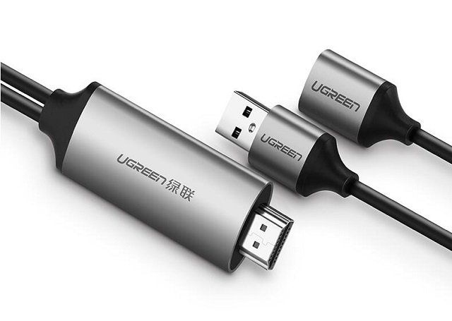 绿联USB转HDMI手机投屏转换器操作教程丨CM151-50291