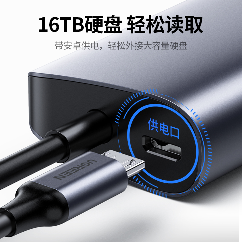绿联USB3.0 HUB转换器