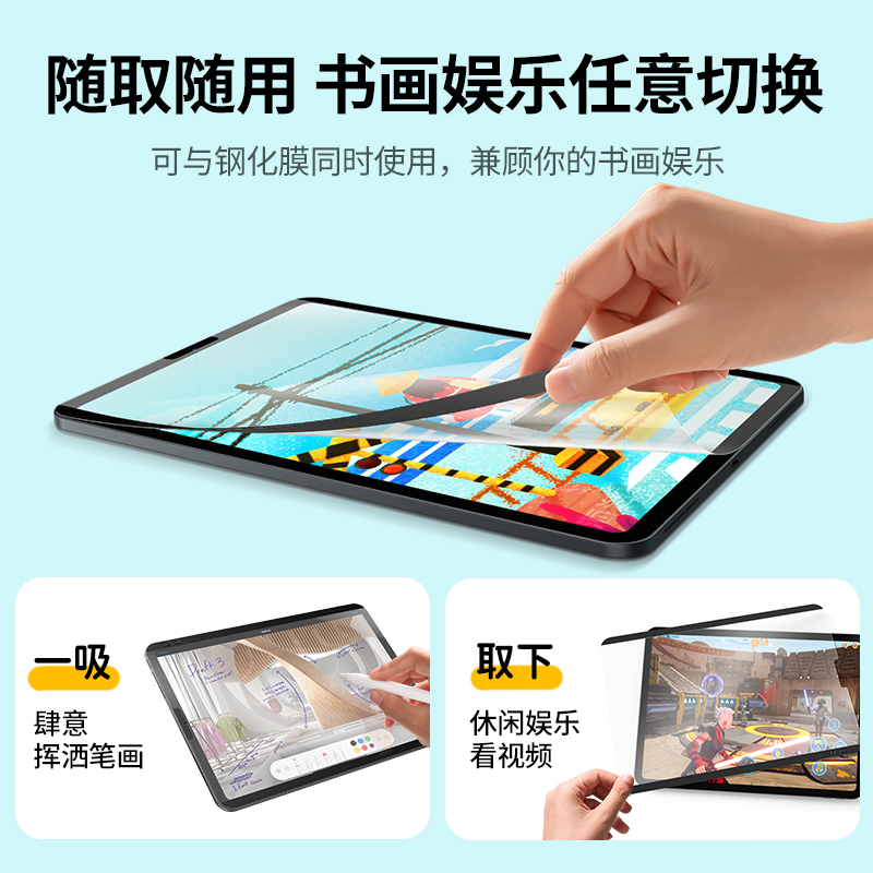 绿联iPad 2021磁吸类纸膜