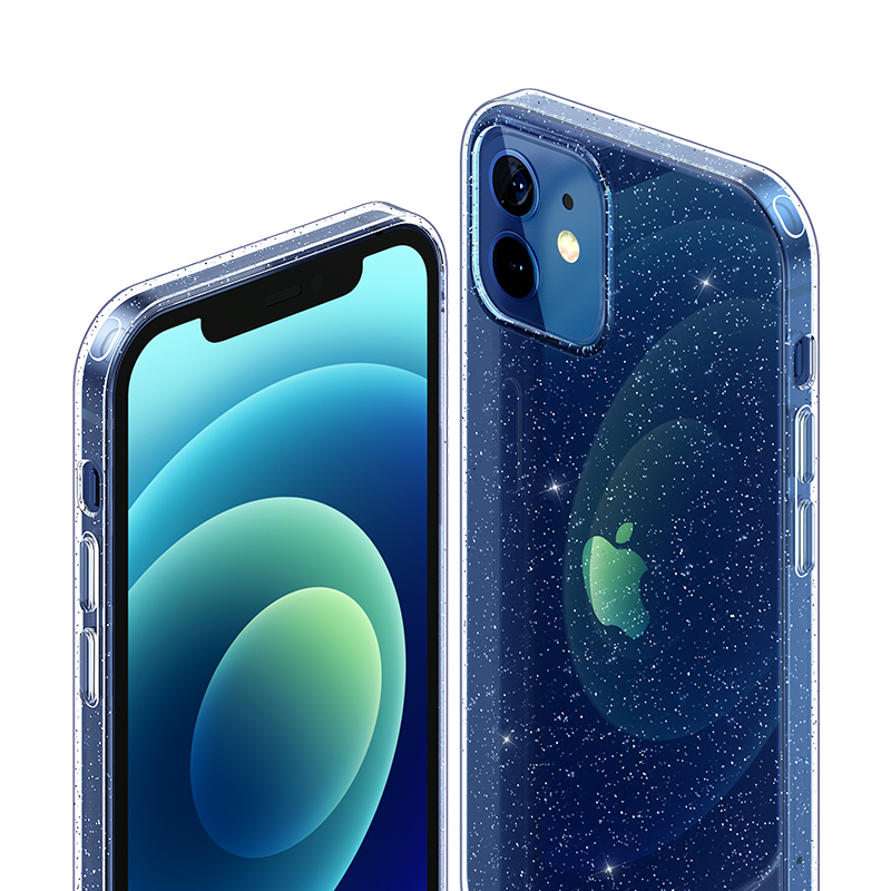 绿联iPhone12闪粉手机壳