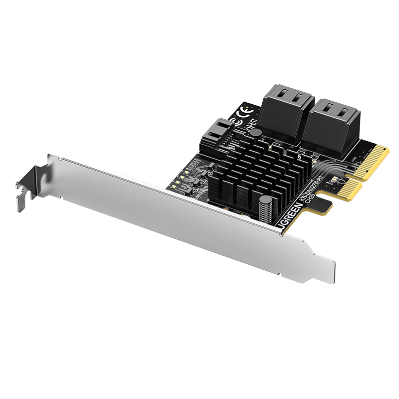 绿联pcie转sata3.0多口扩展卡