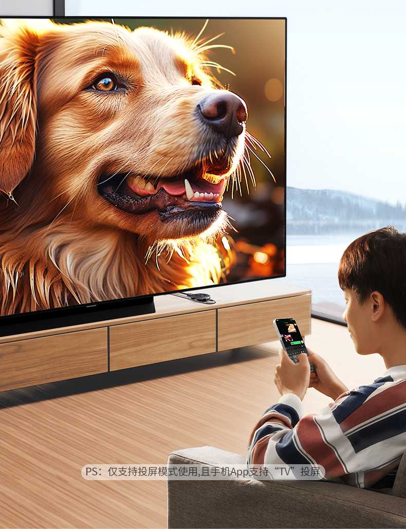 UGREEN 无线投屏器 1080P分辨率